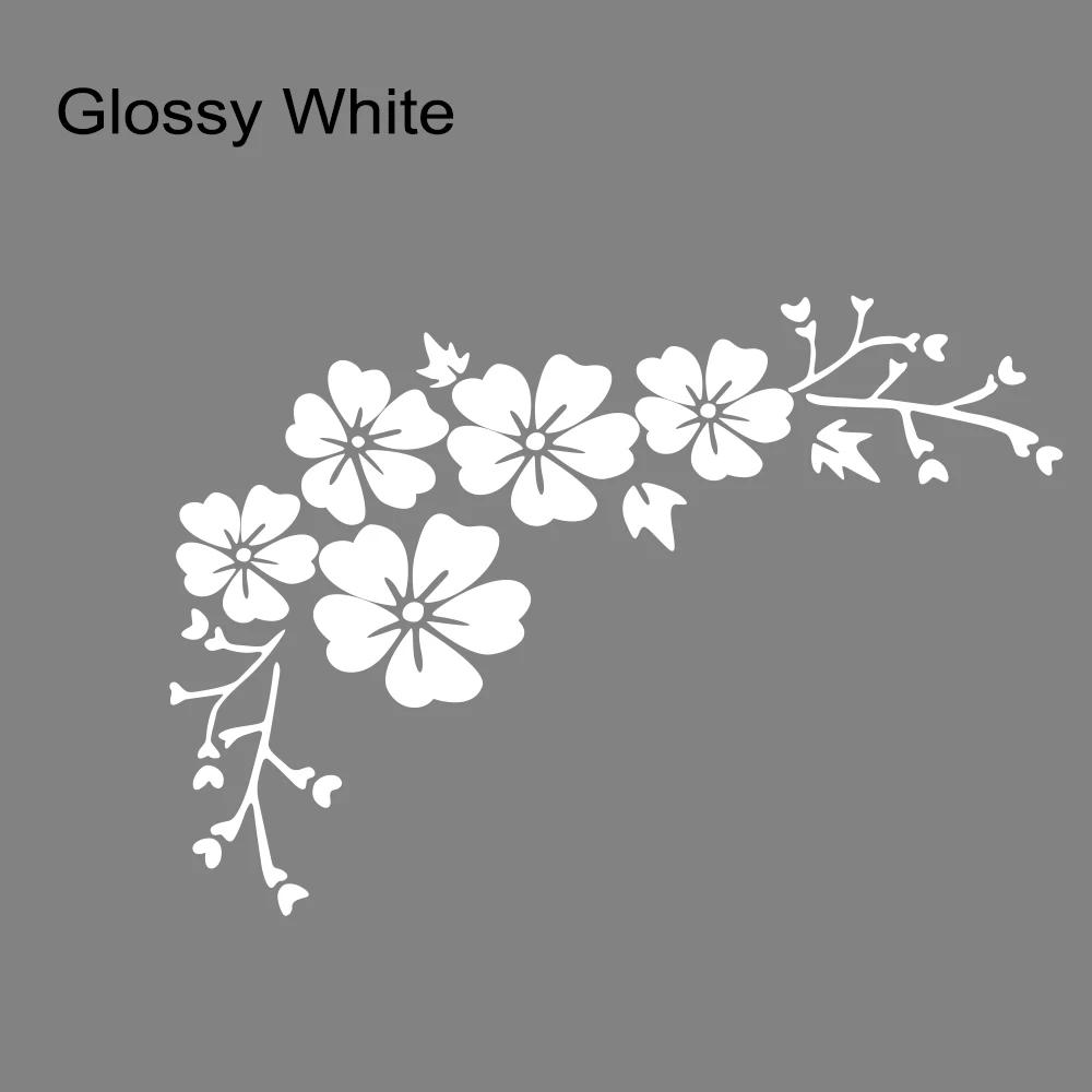 Car Sticker Blossom Flower Clusters Waterproof Vinyl Decal DIY Car Body Door Window Automobile Exterior Decoration Accessories