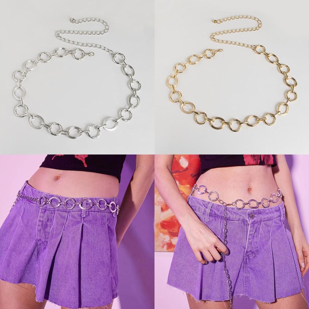 Waist Metal Trendy Chain For Women With Adjustable Length And Design Chic