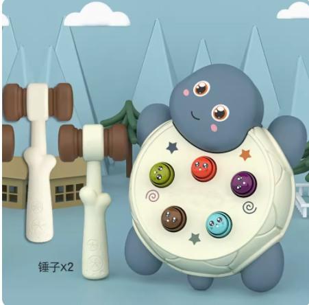 Cute And Fun Turtle And Ground Mouse Toy Multi-Functional Intellectual And Brain Teaser Toy For Infants And Young Children