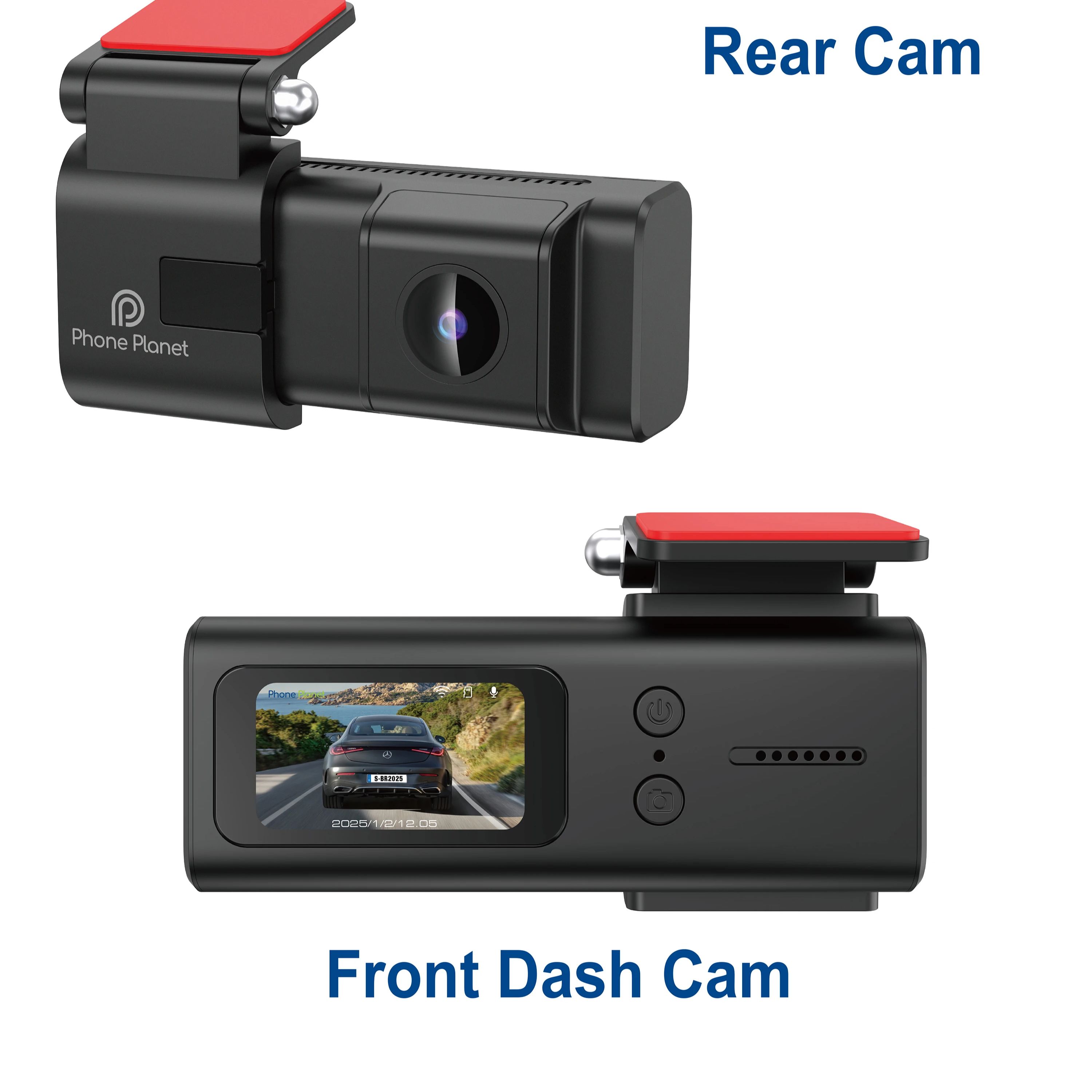 

Smart Dash Cam 4K UHD Recording Car Camera DVR Night Vision Video Recorder WDR G sensor 140 Wide-Angle Suppot Large Memory None чорний