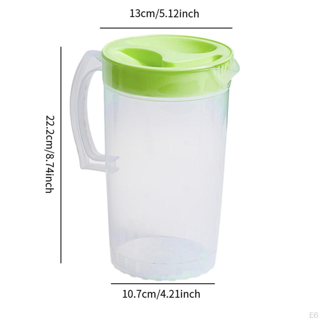 2.2L Carafe with Spout, Water Jug Handle for Milk And Juice in Fridge