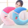 Plush Pillow Soft Cute Fully Stuffed Cozy Touch Sleeping Accompany Cartoon Doll Sofa Ornament Creative Cartoon Moon Doll Throw Pillow