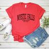 T-shirt z serialu Pamiętniki Wampirów Mystic Falls Wirginia Założone 1864 Koszulka Bracia Salvatore Stefan i Damon Koszulki z Wirginii