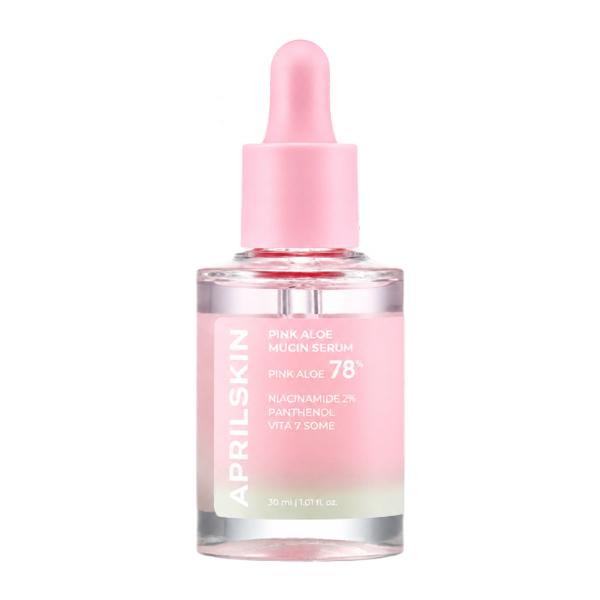 APRILSKIN Pink Aloe Mucin Serum 30ml (3 Options) # 30ml x 1pcs