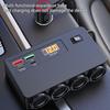 Lighter Splitter Car Charger, 300W 4 Socket Car Plug in  12V Adapter with  PD 36W and QC3.0 USB C Multi Port & Independent  &  Co