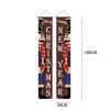 Nutcracker King Series New Christmas Couplets New Year's Party Soldiers Porch Atmosphere Decoration Door Curtains Flag Hangers