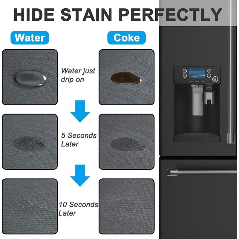 2/4 Pack Fridge Ice Water Dispenser Absorbent Drip Tray Mats Reusable Non Slip Refrigerator Coffee Machine Drip Catcher Pad