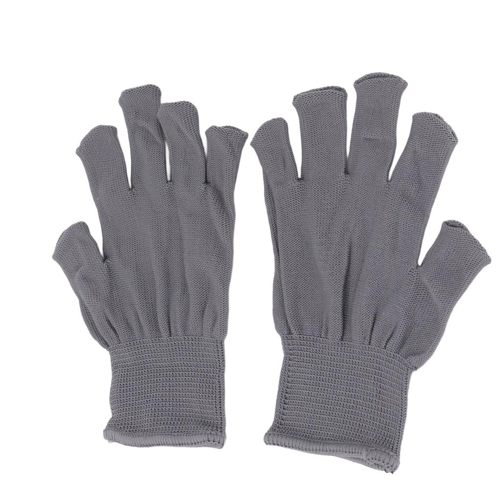 2 Pairs Half Finger Gloves Fingerless Gloves Warm Breathable Flexible Gloves for Typing