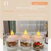 5Pcs Floating On Water Diya LED Light Diwali Water Sensor Candles  Deepavali Festival Decoration