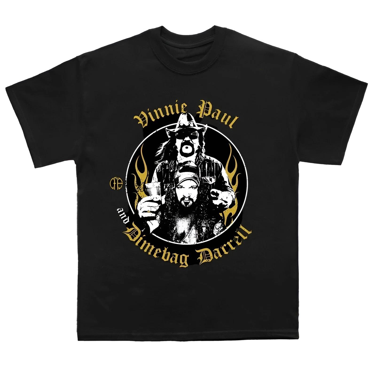 Authentic Abbott Brothers Vinnie Paul & Dimebag Darrell T-Shirt S-2XL NEW 2XL