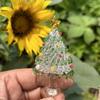 Zibo Glass Christmas Tree Ornament: Handmade Transparent Desktop Decoration, Creative Birthday Gift