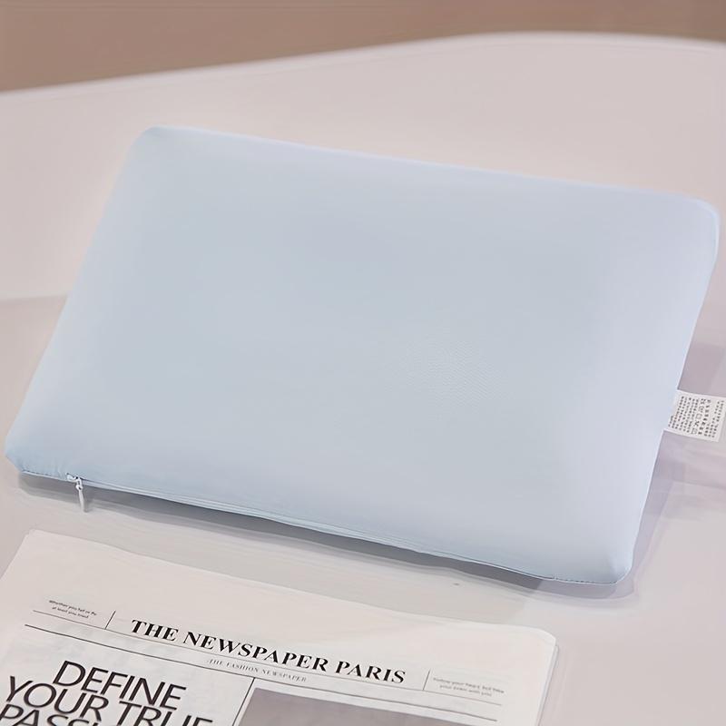 

Летняя мини-подушка, мягкая, машинная стирка, маленькая подушка, подушка для офиса, кемпинга, путешествий, съемная и удобная для переноски. 35*25cm синий