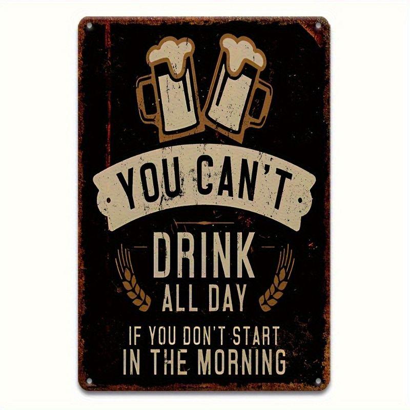 Poster Birra Placca Metallica da Parete