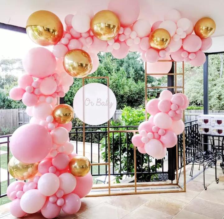 Palloncini Rosa Opachi Palloncino in Foglio 4D Sirena Arco Nuziale Ghirlanda Palloncini Kit Arco Ghirlanda Palloncini