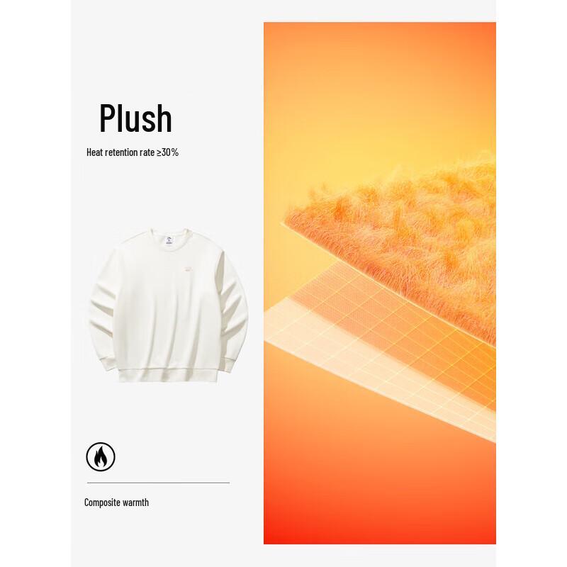 ANTA Unisex Fleece Lined Round Neck Sweatshirt