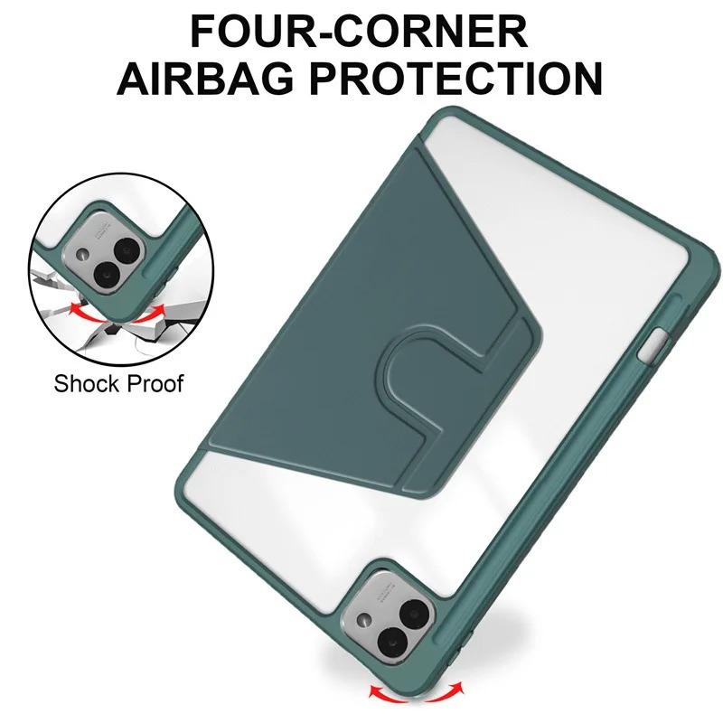 Funda For Honor MagicPad 3 Pro 13.3inch case Smart Rotating Acrylic Back With Pencil Slot Cover Coque Honor MagicPad3 13.3"shell
