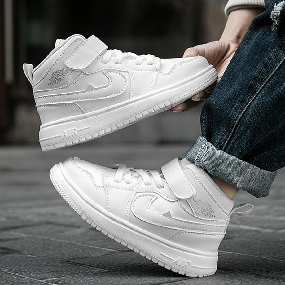 Scarpe da Bambino, Sneakers Alte da Ragazzo, Scarpe da Corsa Leggere Impermeabili, Sneakers Eleganti Versatili da Ragazzo
