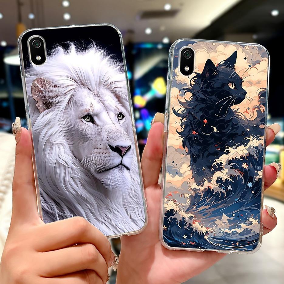 For Xiaomi Redmi 7A Case Redmi7 Luxury Fashion Painted Cover Soft Silicone Phone Case For Xiaomi Redmi 7 7A Redmi7A Fundas Coque
