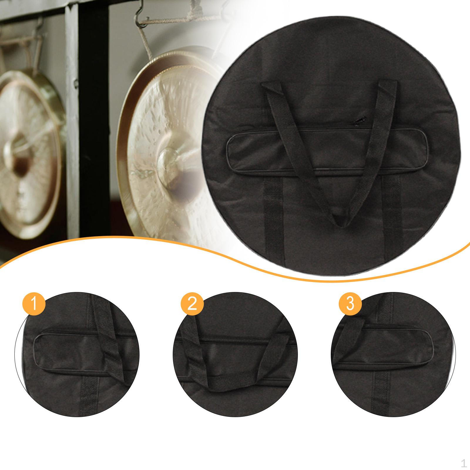 

Сумка для тарелок, чехол для переноски, боковой карман, гонг для сценического шоу, концерта, живого выступления 50cmx11cm