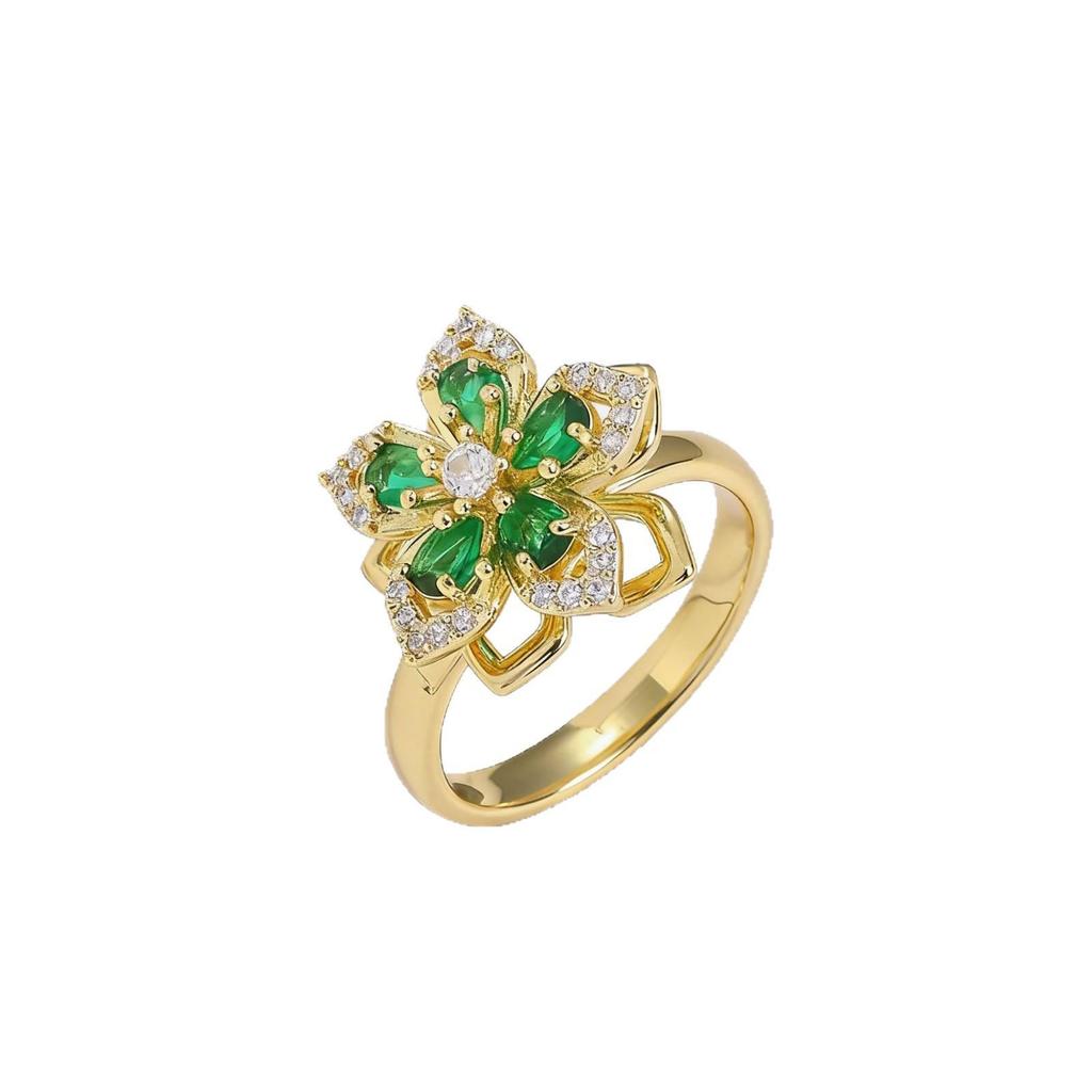 Women's Niche Rotatable Ring: Fashionable, Trendy, and Luxurious