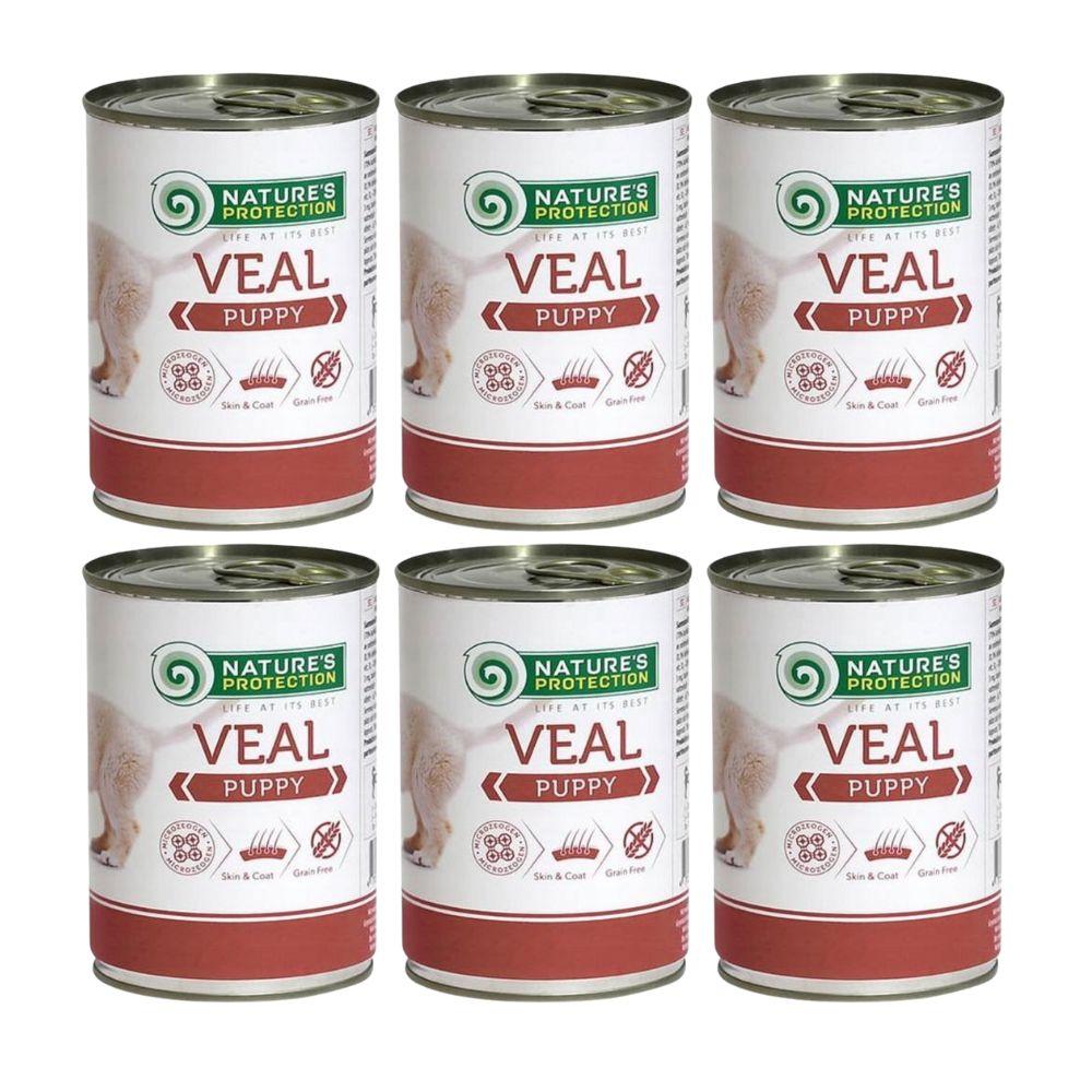Nature's Protection Puppy Veal 6x400g
