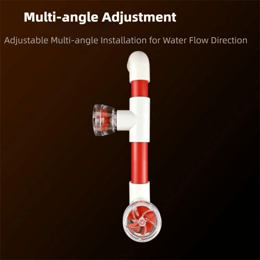 Transparent Auto-Rotating Fan Kit Rotary Type Aquarium Wave Maker Nozzle  Aquarium Application