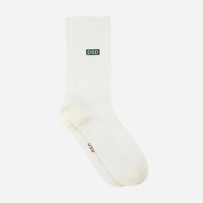 Tent Wappen Wool Crew Socks (IVORY)