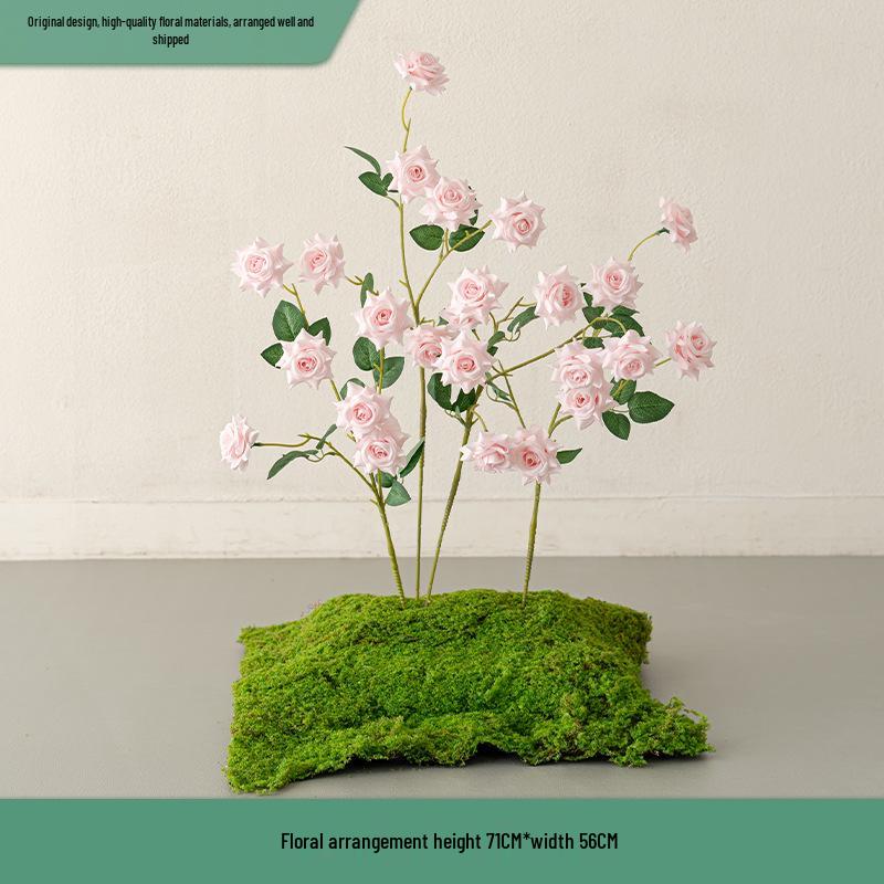 Monet Garden Artificial Floral Window Display and Landscaping Decorations