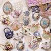 30 pcs/pack Stickers Laser hollowing out 3D Sticker DIY Decorative Scrapbook Material Collage Sticker Journal Stationery Supplie