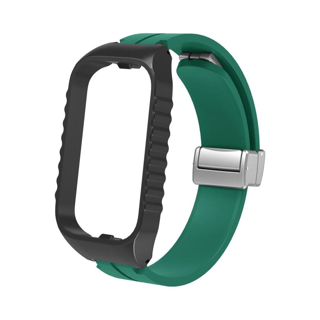 Foldable Magnetic Silicone Strap for Redmi Smart Band 2/3 and Xiaomi Smart Band 8 Active