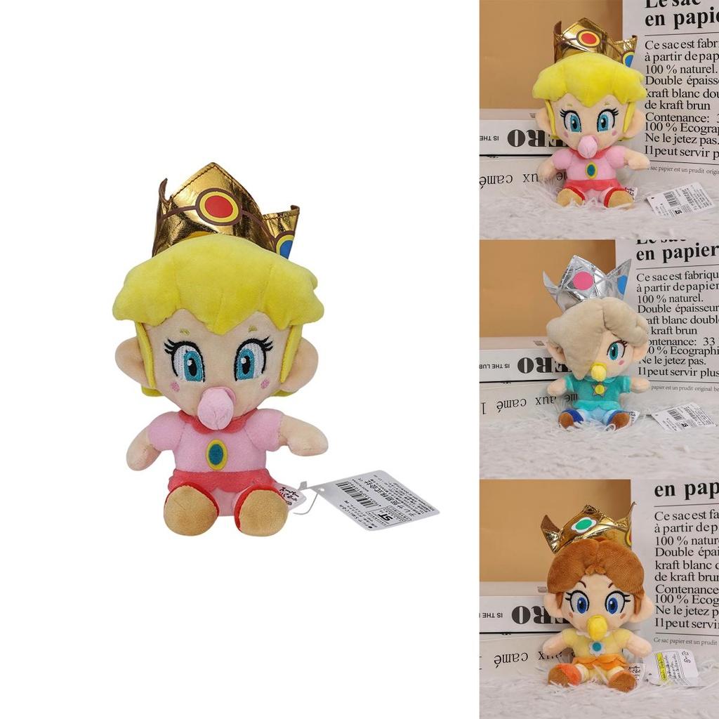 6-inch Small Mario Princess Baby Plush Doll Soft And Cuddly Toy For Kids And Collectors Cartoon Character Inspired
