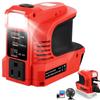 180W Power Inverter Dc 18V/21V To Ac 220V Usb Type-C Dc Adapter For Multi-Brand 18V-21V Lithium Batteries Tools