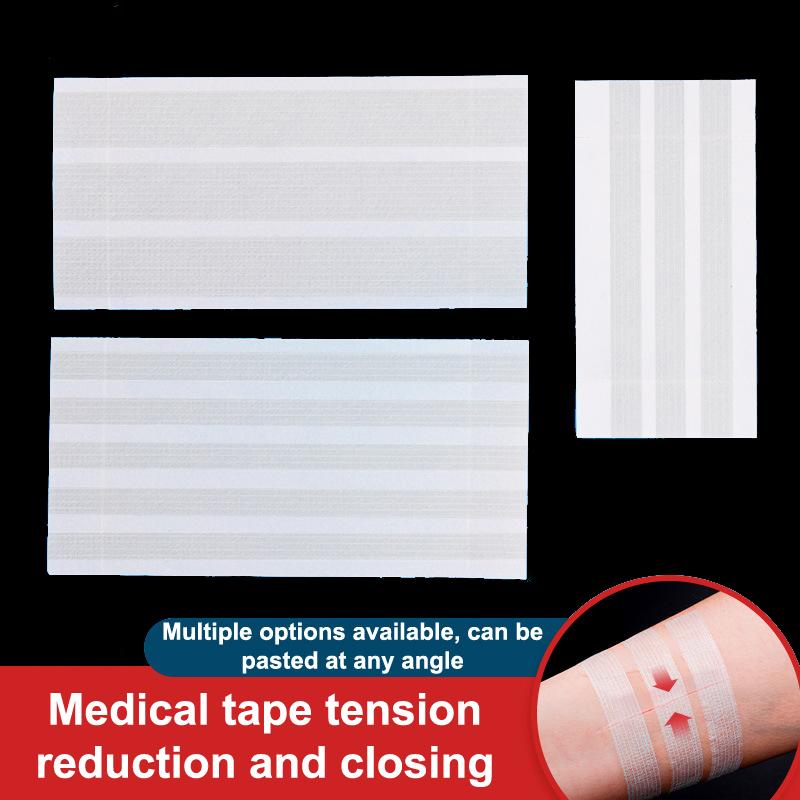 Sterile Medical Bandage Strips - 3/5 Pieces 7.5/10cm Stitch Free Adhesive Wound Closure Tapes for Skin Repair Surgical Sutures