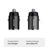 GLC GLB 60W Car Charger USB Type C Phone Fast Charging Accessories For Mercedes Benz AMG W204 W205 W203 W212 W211 W213 W201 W21