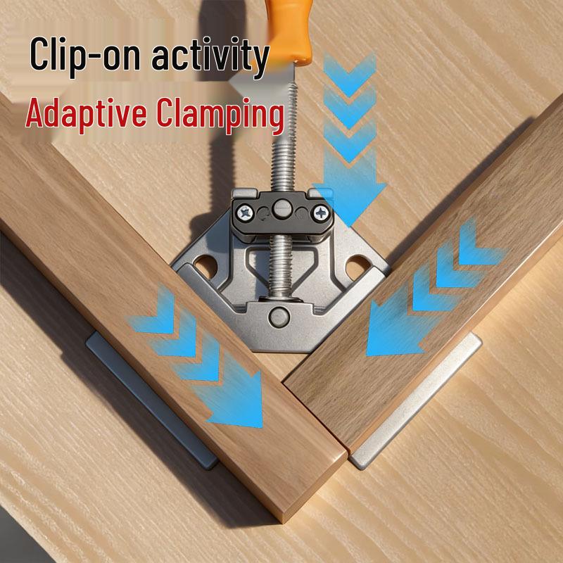Multi-functional Right Angle Clamp for Woodworking, Glass, and Picture Frames