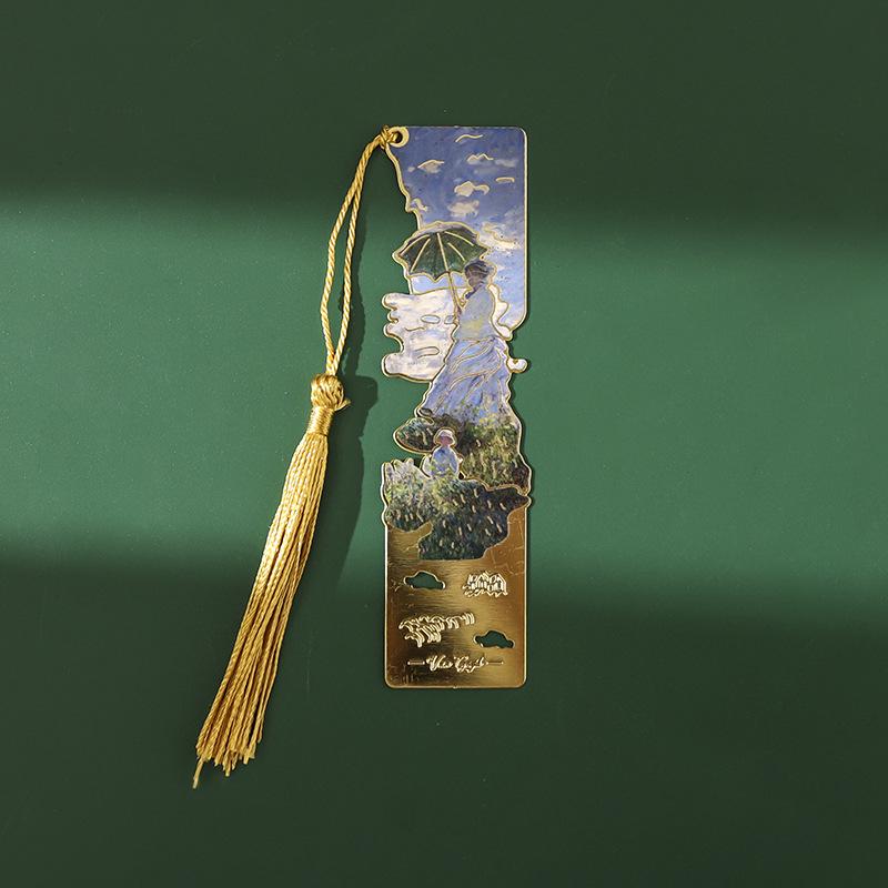 Van Gogh Ölgemälde Metall Lesezeichen - Klassischer Souvenir Clip Geschenk