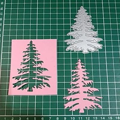 Metalowa forma do wycinania choinki Forma Rękodzieło Materiały DIY Scrapbook Papier do Kart Dekoracja