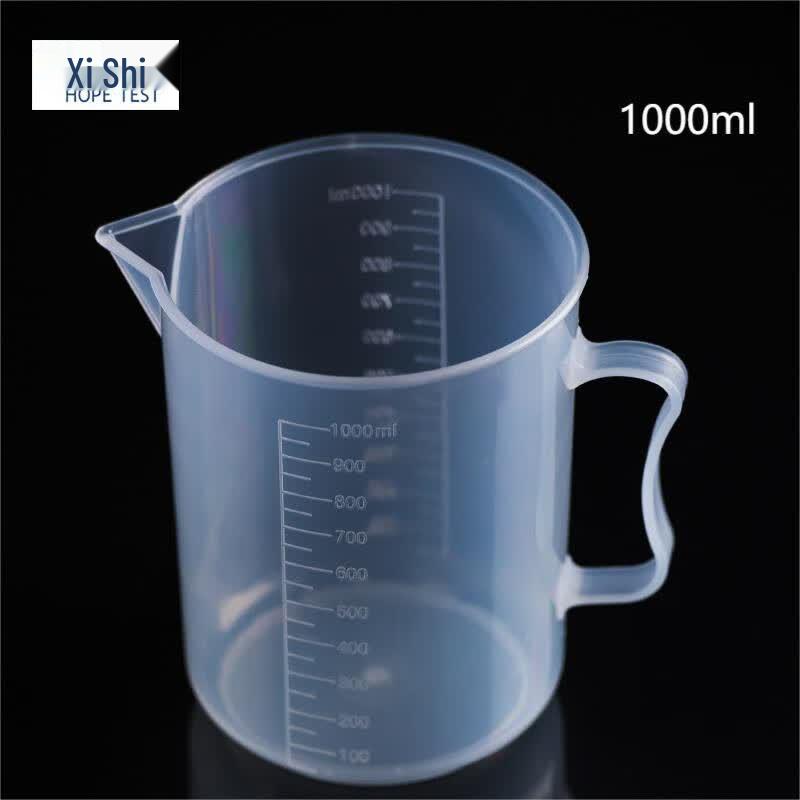 Thickened Plastic Laboratory Measuring Beaker