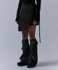 Teulimingbeodeu Cargo Layered Mini Skirt [ Black ]