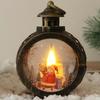 Vintage Weihnachts Nachtlicht Ornamente – Festliche Leuchtende Fensterdekoration & Schreibtischdekoration