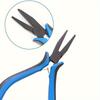1PC Flat Pliers DIY Hand Tie Hook Pliers Jewelry Cable Pliers Cable Pliers Dip Plastic Handle Tool Pliers