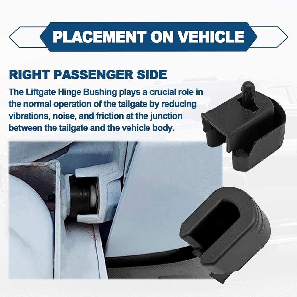 Heckklappenbuchse Hinten Rechts Beifahrerseite Passend für 2014-2020 Chevy Silverado & GMC Sierra, Ersetzt 84331136 84131760 22966936