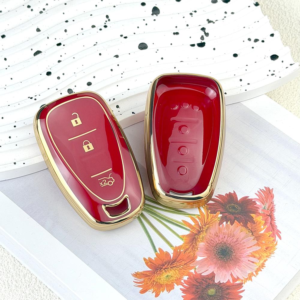 TPU Car Key Fob Cover Case for Chevrolet 2017-2019 Chevy Malibu Camaro Cruze Traverse Sonic Volt Bolt Equinox Spark Blazer Onix