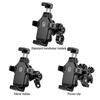Cell Phone Holder with Vibration Dampener Bike Handlebar Smartphone Holder Secure Lock Cycling Phone Stand for 47-72Inch Phone