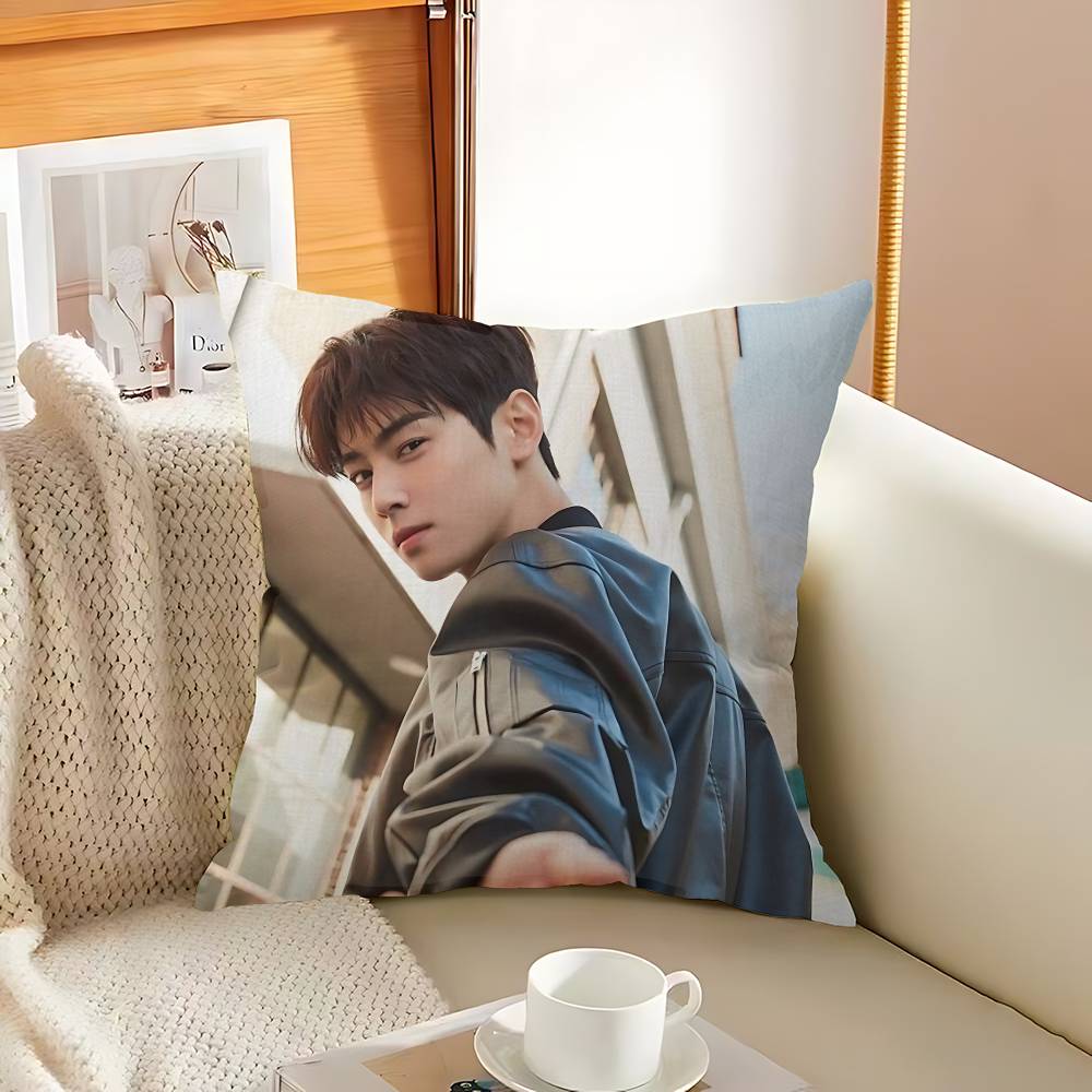 singer C-Cha EunWooS Pillowcase toon Gift Cushion Cover Bedroom Home Sofa Chair Seat Decor pillow case