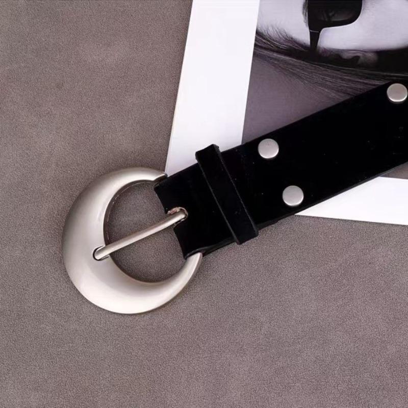 Vintage Suede Waist Belt for Women Niche Design Accessories Paired with Jeans High End Feel