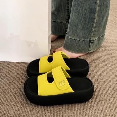 Platform Sandals for Summer Wear, New Super Fire with Skirt, Not Tired Feet, Black Soft-soled Roman Shoes