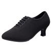 Women Latin Oxford Cloth Heels Soft Bottom Modern Party Ballroom Tango Dancing Shoe Sneakers Woman Salsa Dance Shoes