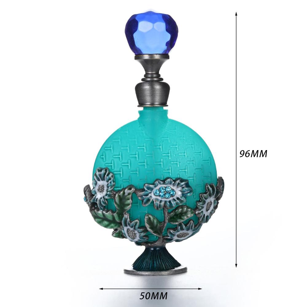 1PC 5/7/10/12/15/25/30/40ml Refillable Empty Perfume Bottles Crystal Glass Essential Oil Bottle Home Decor Wedding Party Gift