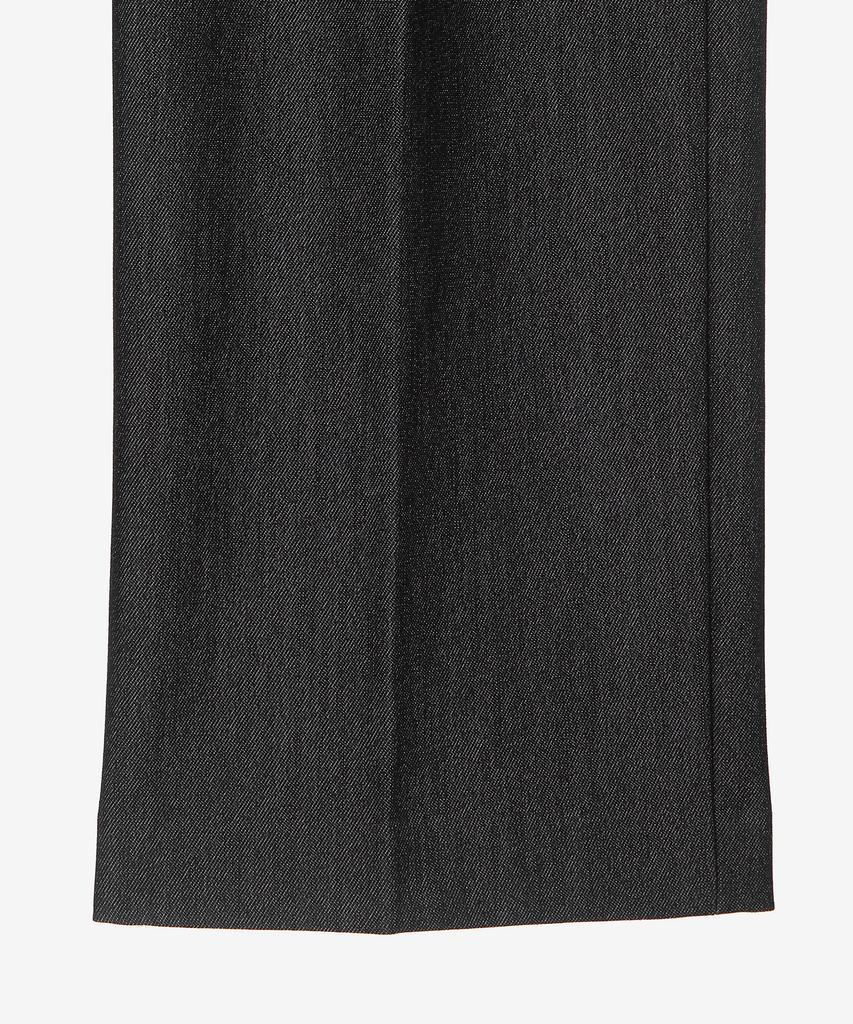 MINDBRIDGE [Couture] Denim-Like Wide One-Pleat Pants